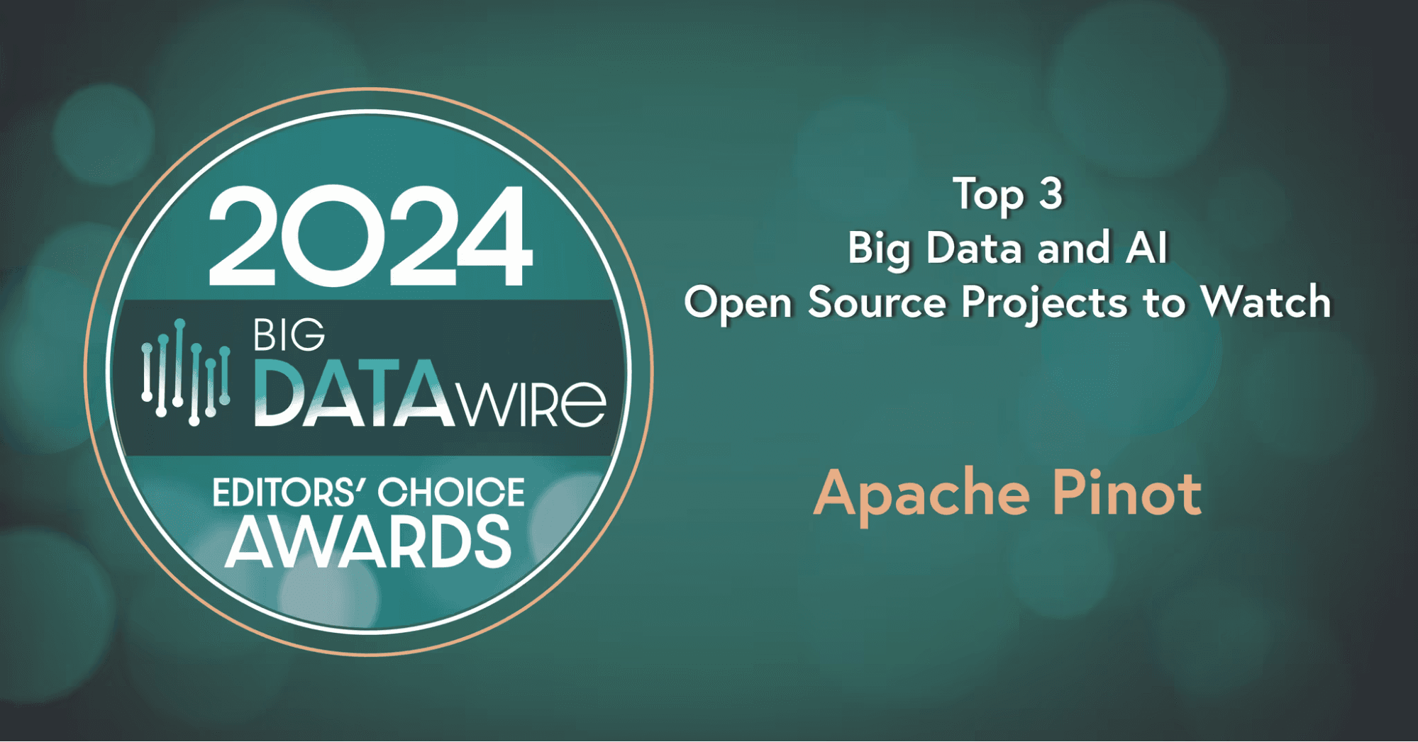 Apache Pinot named one of 2024’s Top 3 Big Data and AI Open Source Projects to Watch