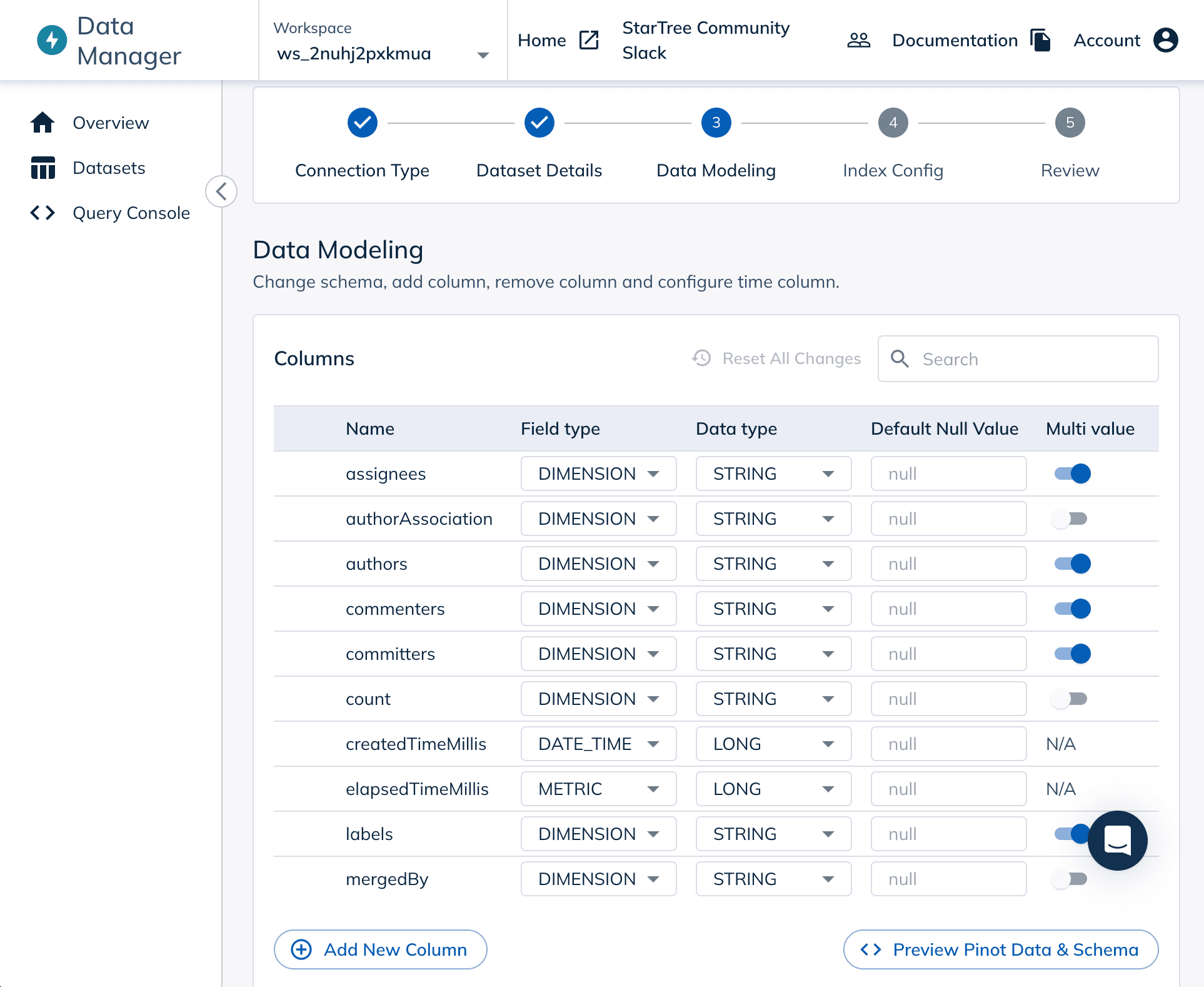 StarTree Data Manager was revamped in 2024, with added support for new data sources