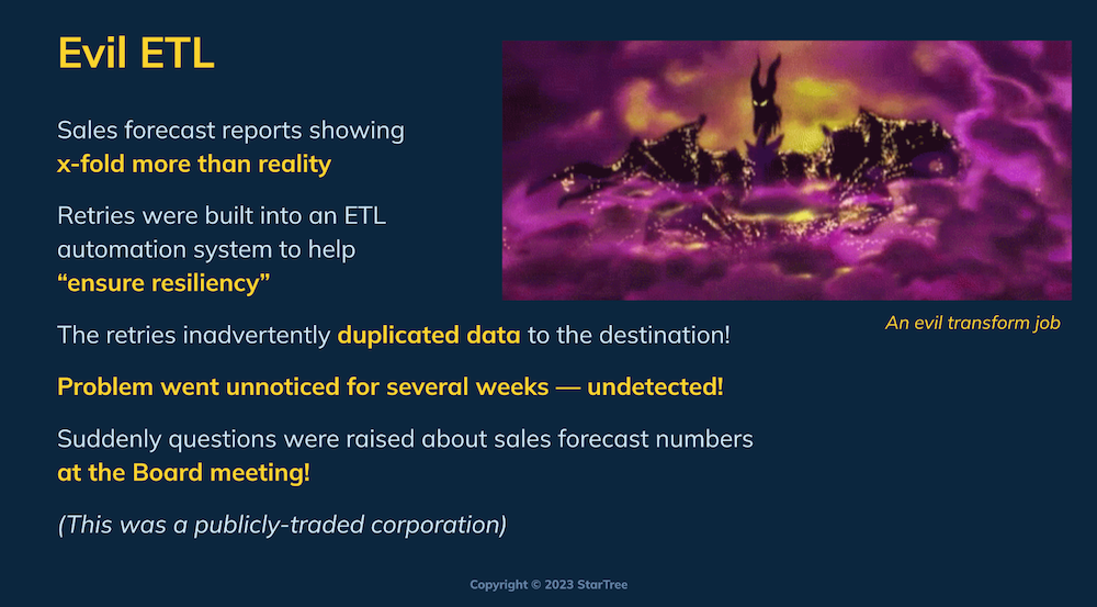 Common horror stories with ETL and data pipelines